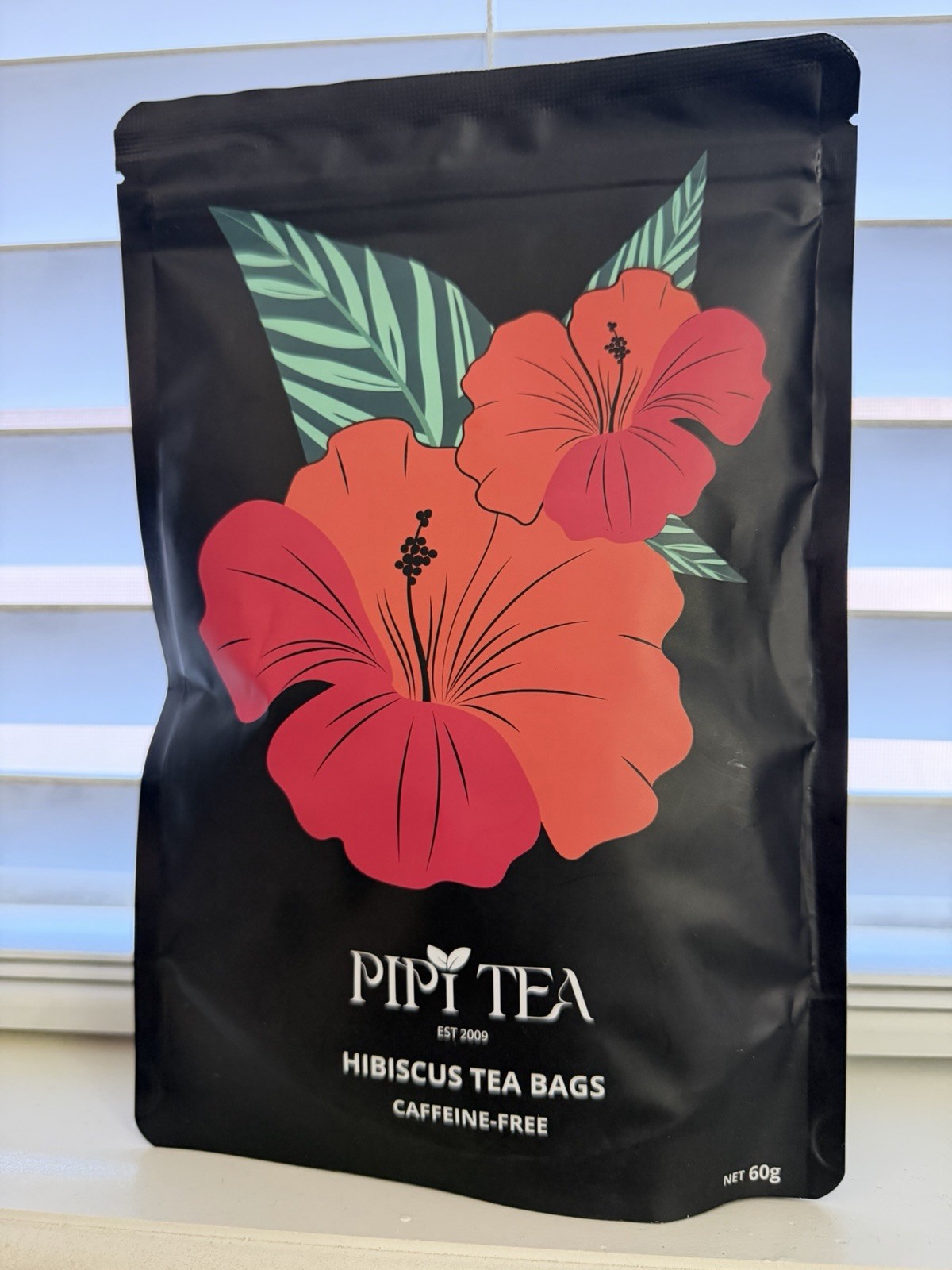 PiPi Tea Hibiscus Tea Bags Cafeine -Free