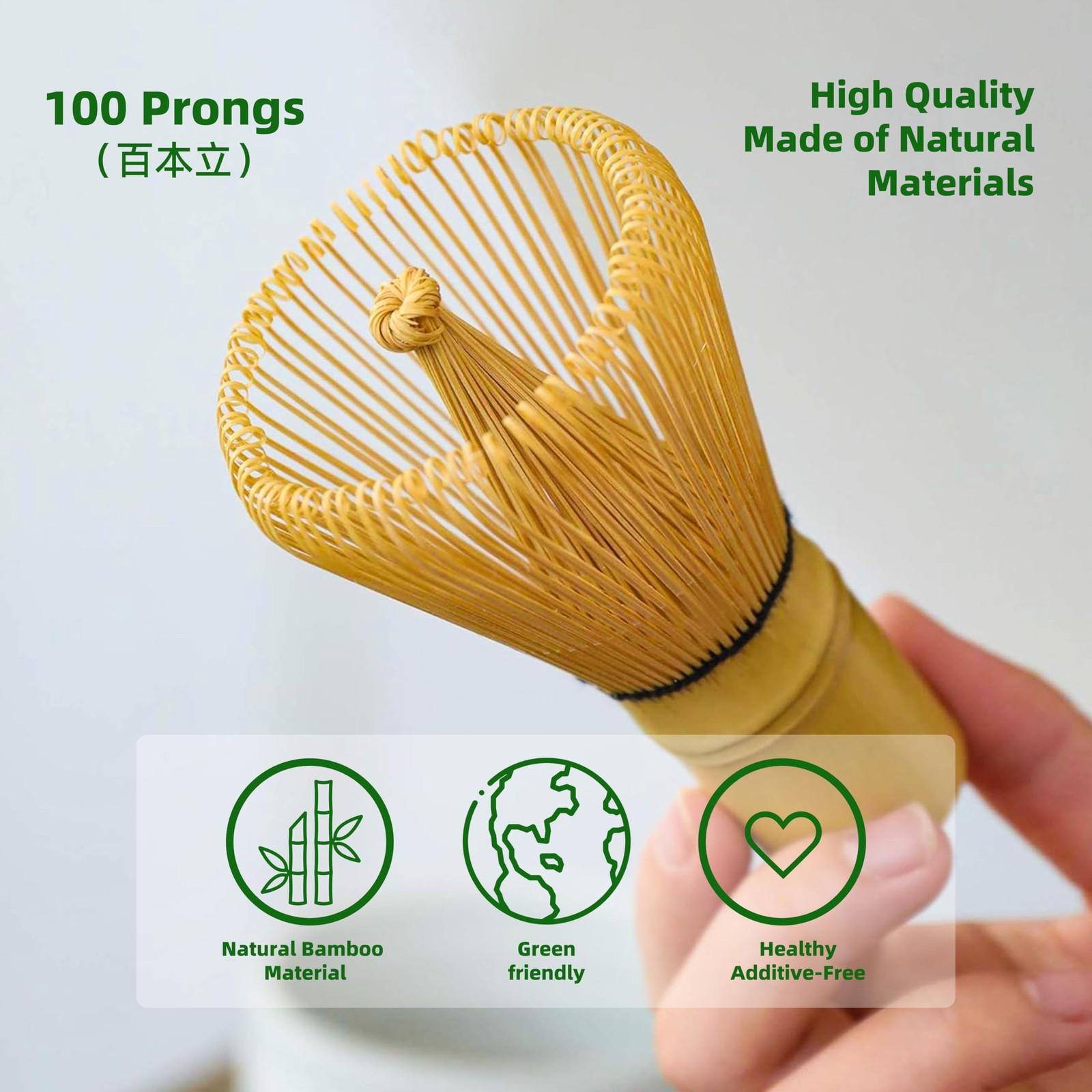 Matcha Whisk Set, Bamboo Matcha Whisk (Chasen), 4 Pcs Traditional Starter Mat…
