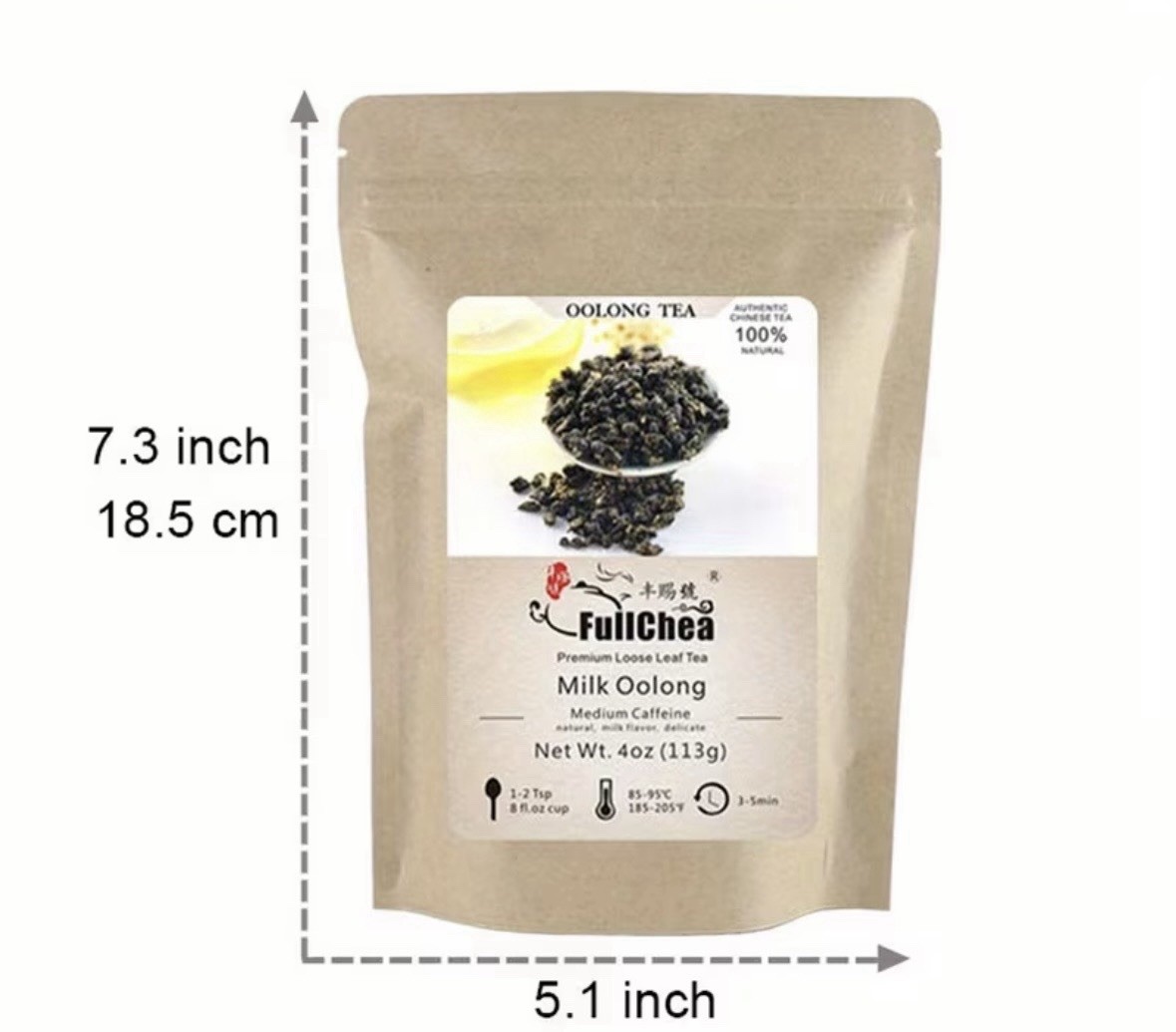 FullChea Milk Oolong Chinese Oolong Loose Leaf Tea & Infusion 4oz (113g)