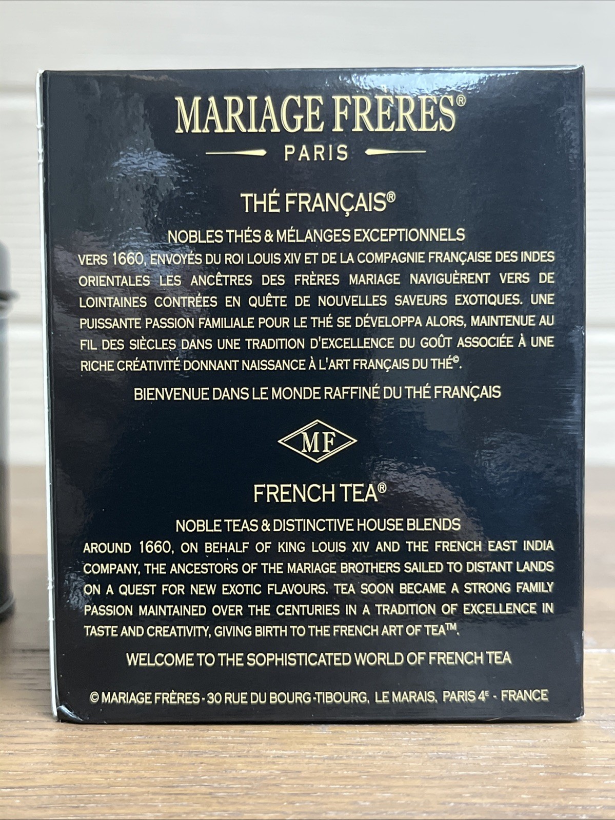Mariage Freres Earl Grey Imperial Loose Tea NEW From France!🇫🇷