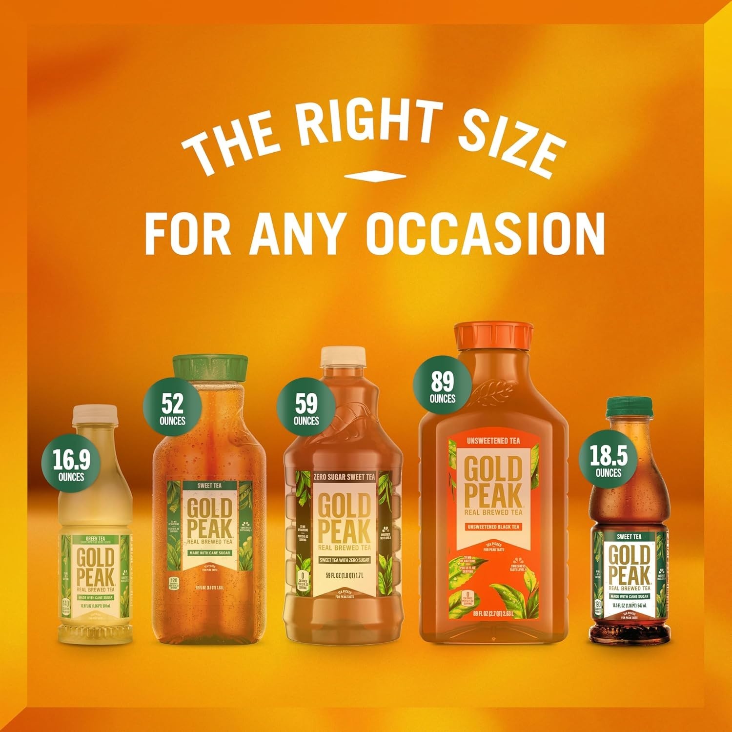 Real-Brewed 18.5 fl oz Sweet Tea – All-Ages Delight with Low Caffeine