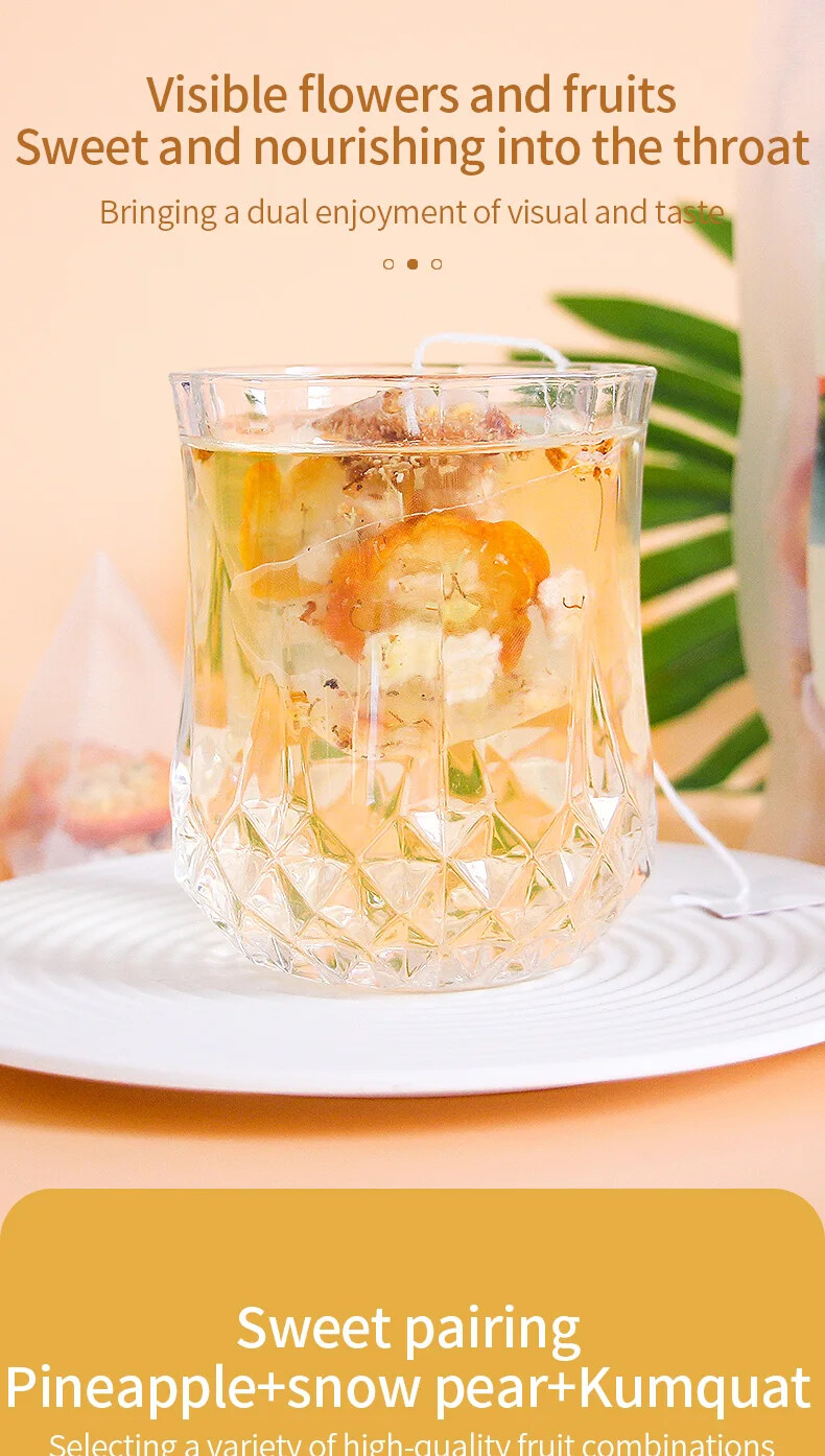Herbal Tea Premium Natural Healthy Pineapple Osmanthus Snow Pear 375g