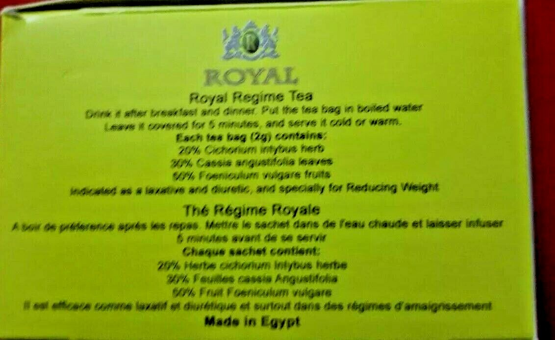 Royal Regime Weight Loss Diet Slimming TEA ((50)) Bags EXP 10/2025 FROM USA🇺🇸