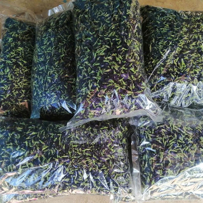 DRIED BLUE BUTTERFLY PEA FLOWER nil Katarolu Ternatea Clitoria Blue Tea Herb 50g