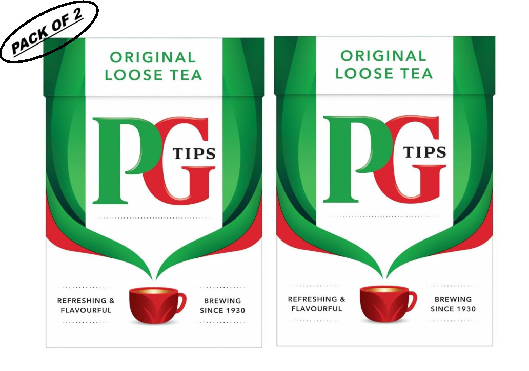 PG Tips Black Tea, Loose Tea, 8.8-Ounce Boxes (PACK OF 2)