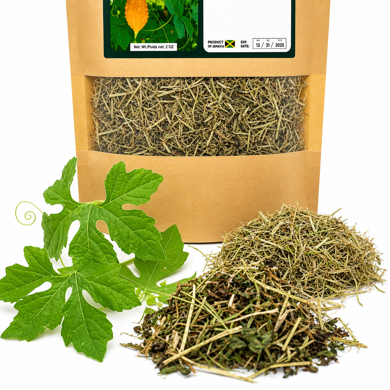 Jamaican Cerasee Tea Organic Bitter Melon Loose Leaf Herbal Available in US & CA