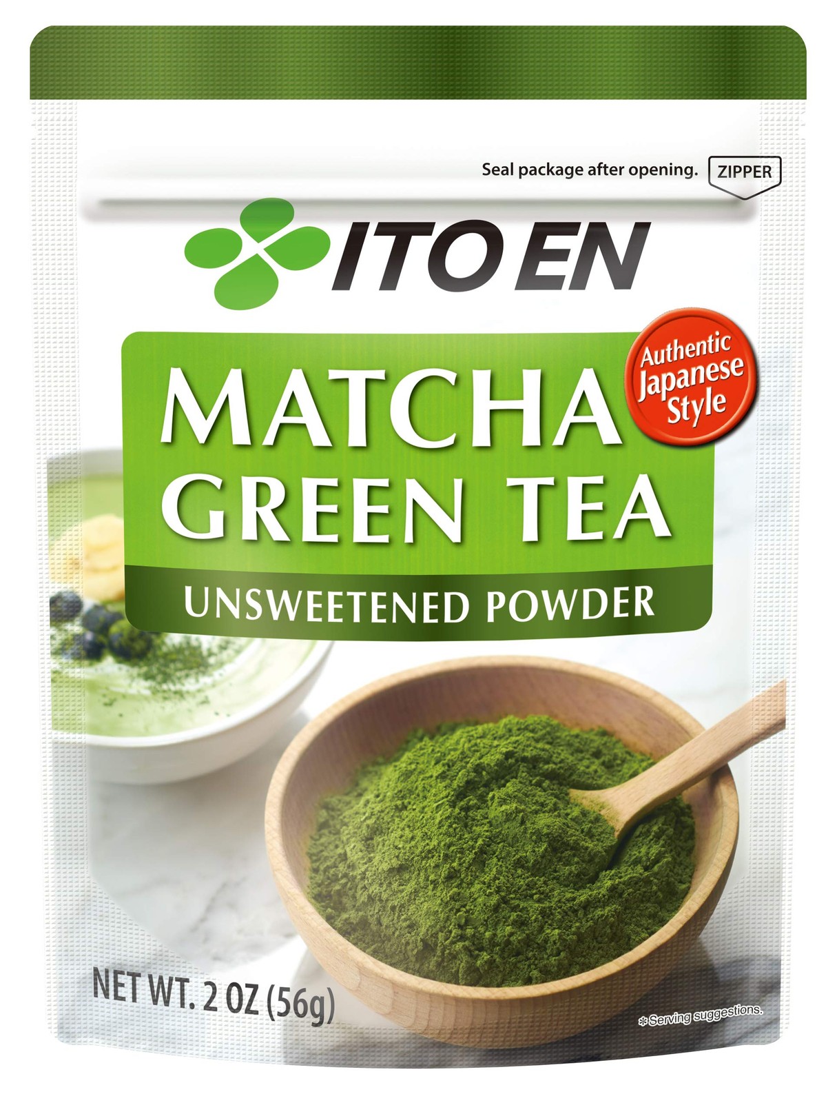 Ito En Unsweetened Matcha Green Tea Powder 2 Ounce Premium Quality Tea