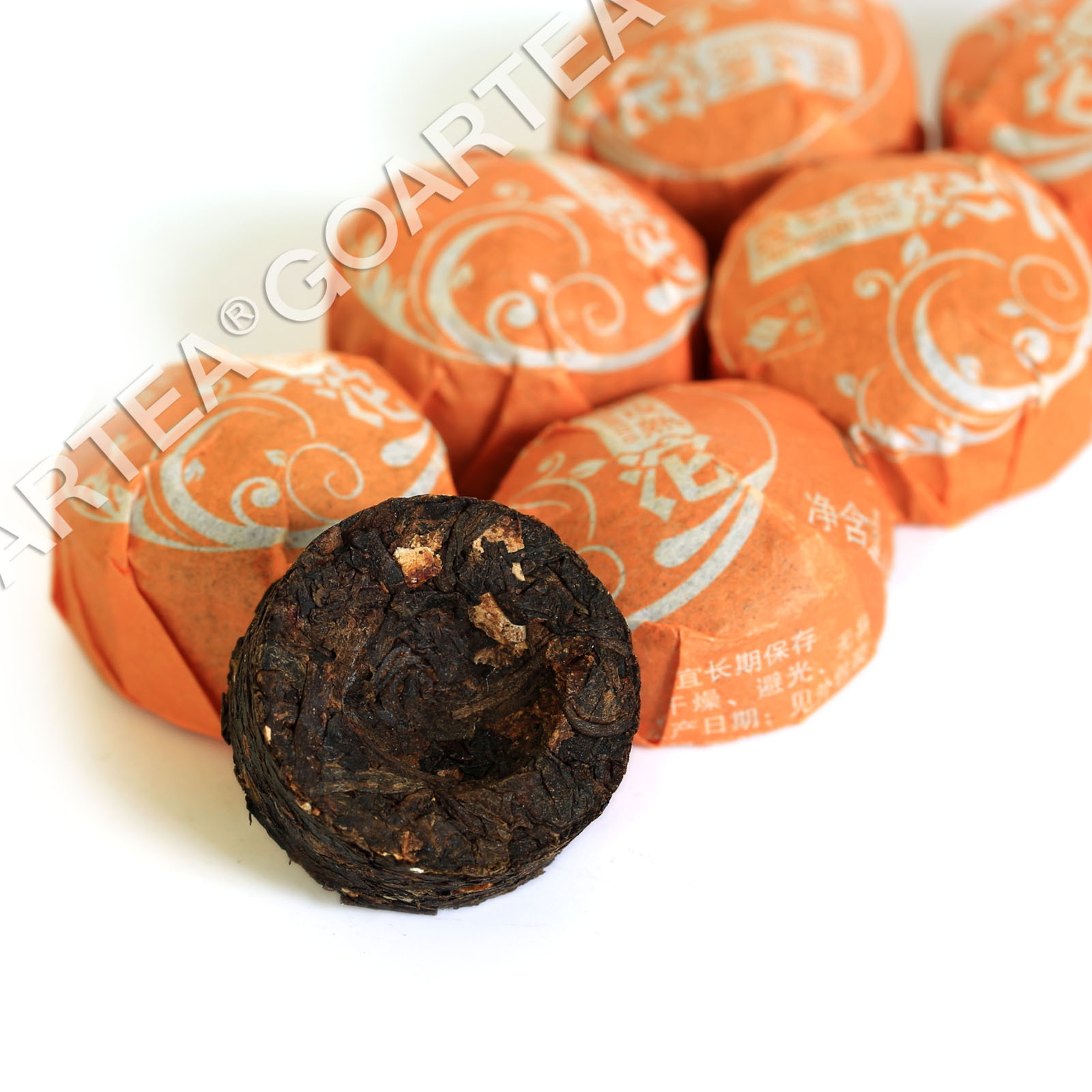 GOARTEA 2015 yr Orange Peel Citrus Flavored Mini Ripe Cake puer Pu’er Pu erh Tea