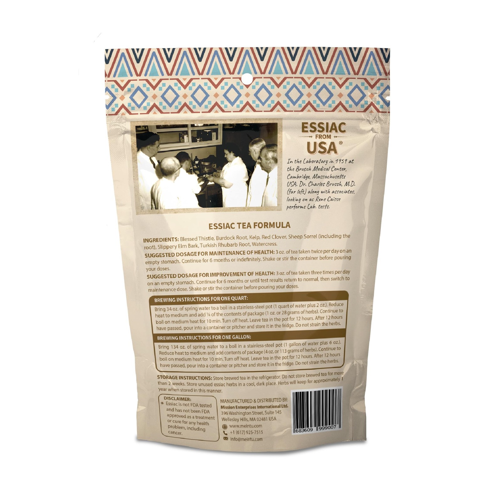 MEINTU Organic Essiac Tea 8 Herb Powder Formula Sheep Sorrel with 20% Root – …