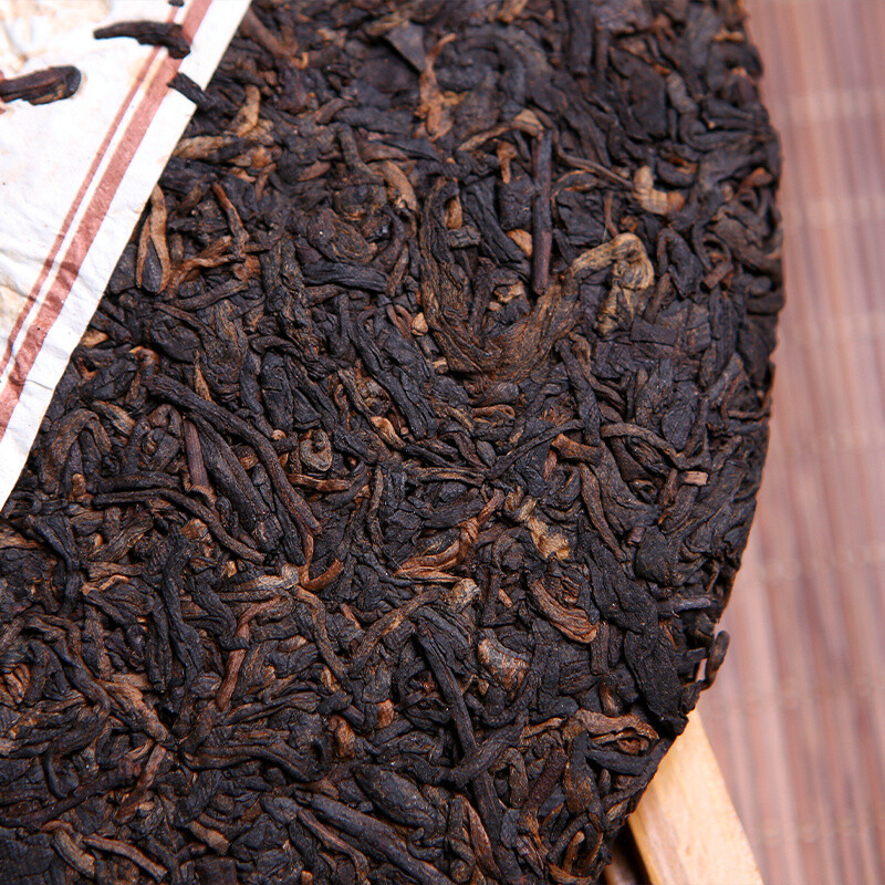 2007 MENGKU Gong Ting Pu-erh Tea Cake Palace Pu’er Ripe Puer Tea 400g Cooked