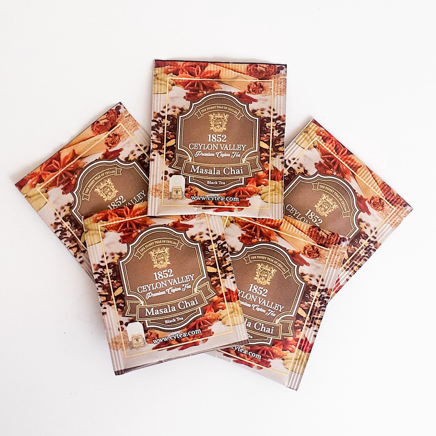 FRESH STOCK Ceylon Masala Chai DC – Earl Grey Black Tea Blend 300 Sachets No Box