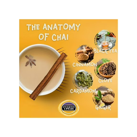 Oregon Chai Original Dry Chai Latte Mix, 8 Count (pack of 1)