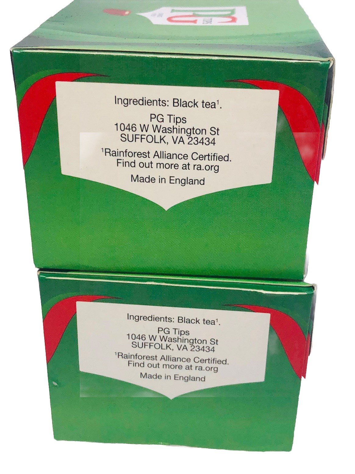 2 – Original PG Tips Black Tea 40 tea bags Made in England 4.1 oz 05/2027