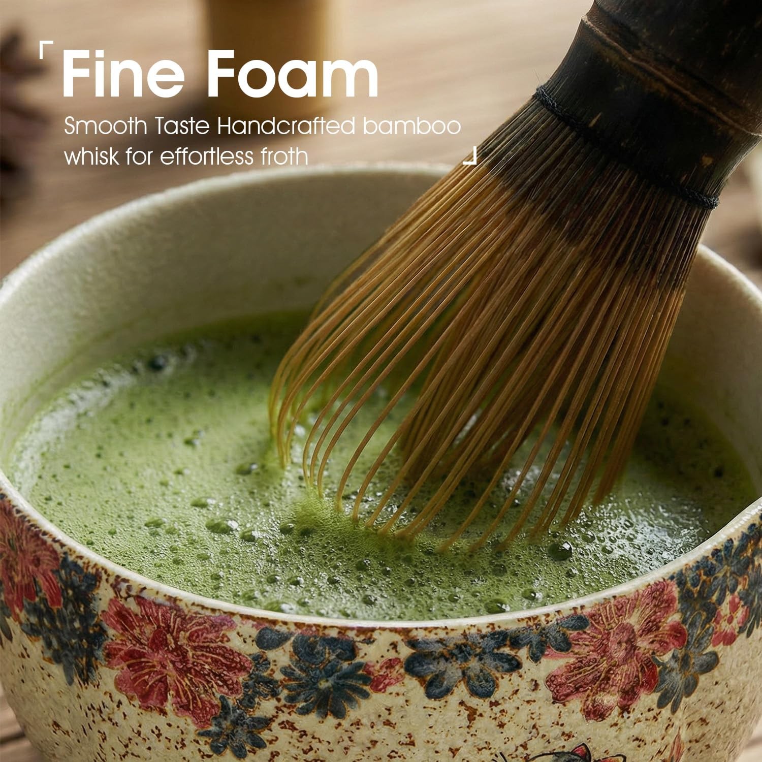 Matcha Whisk Set, 7-Piece Matcha Kit with Ceramic Bowl, Bamboo Whisk, Scoop, …