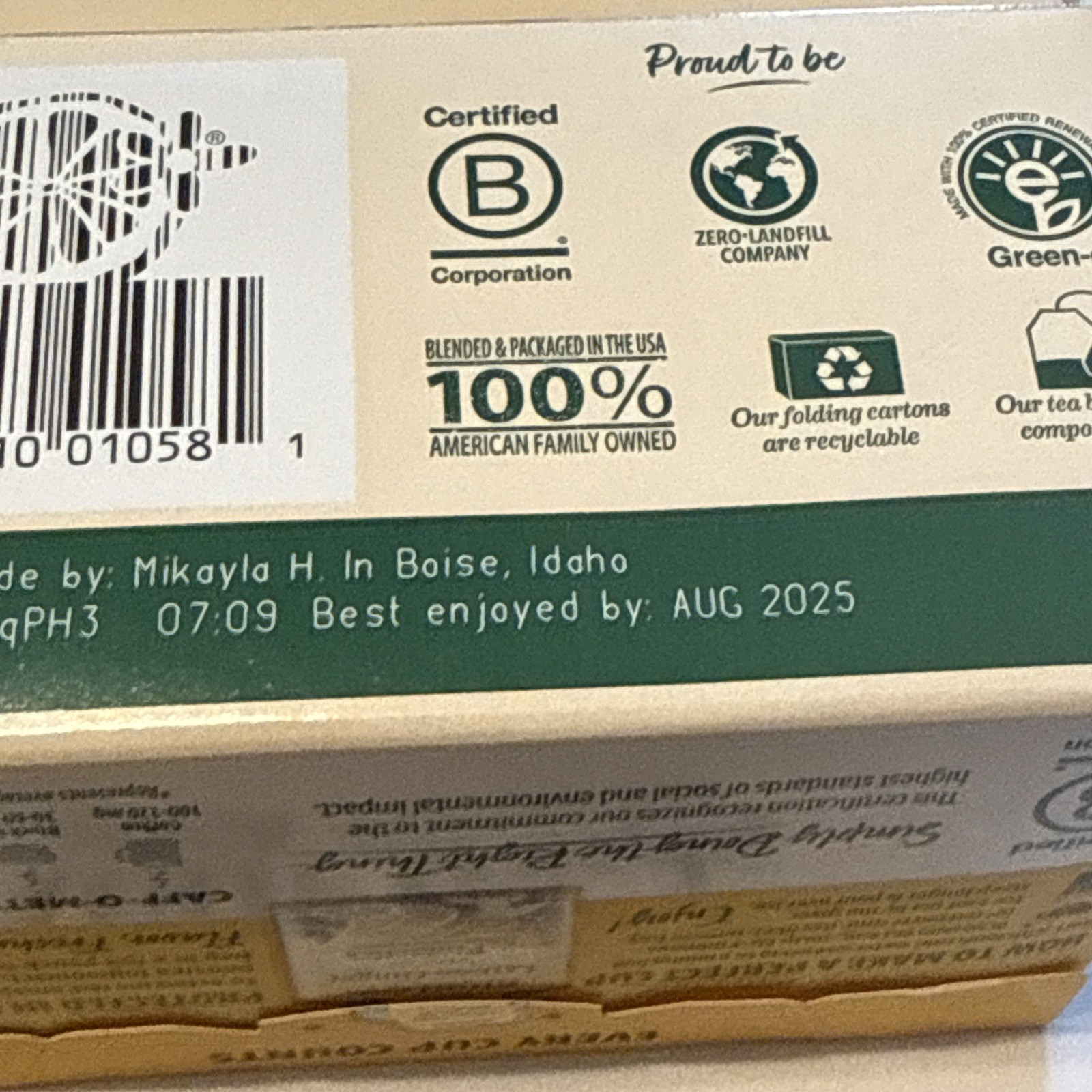 Bigelow Lemon Ginger Plus Probiotics Herbal Tea 108 Bags Lot of 2 Exp 08/2025
