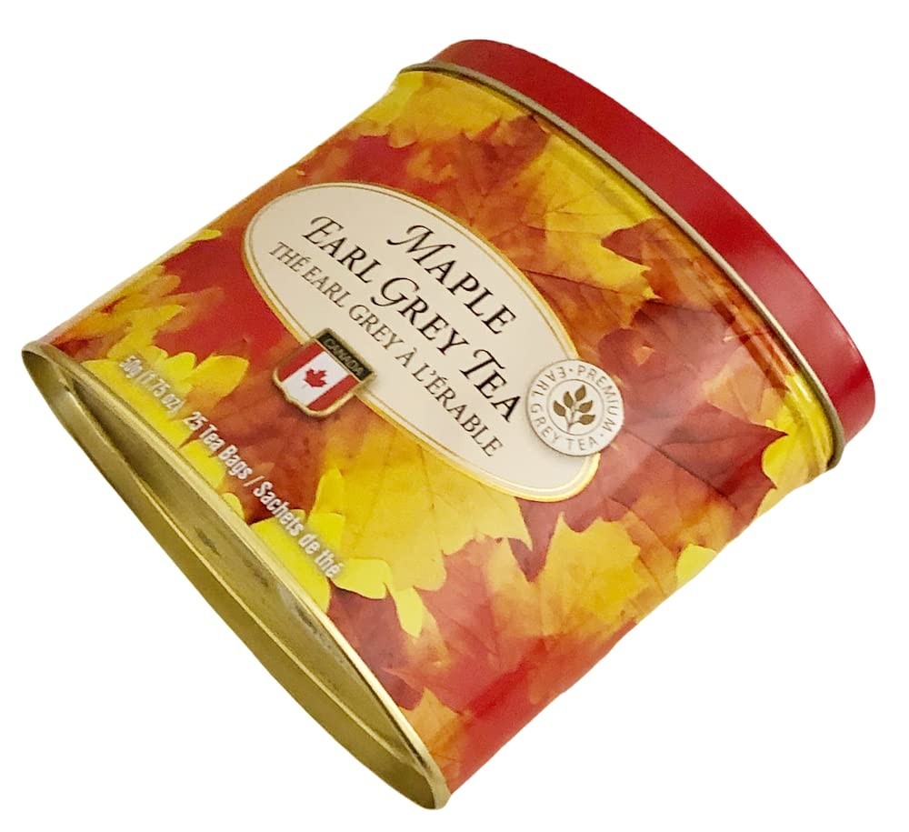 Canada True Maple Earl Grey Tea 25 Bags 50g Ceylon Black Tea – free shipping