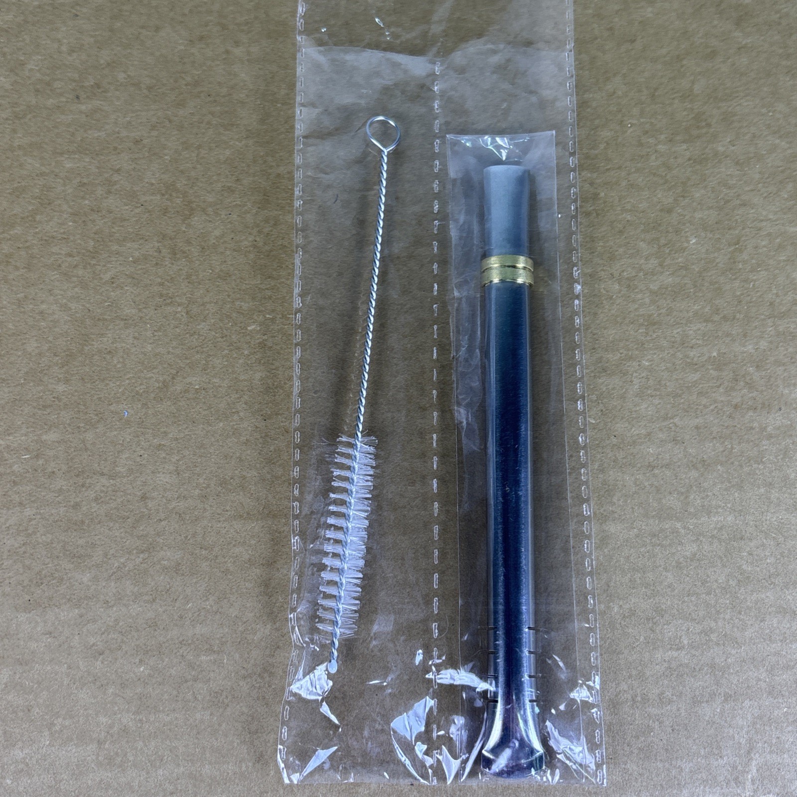 Bombilla Yerba Mate Straws, 1 Pack w Cleaner Brand New Sealed Stainless Steel
