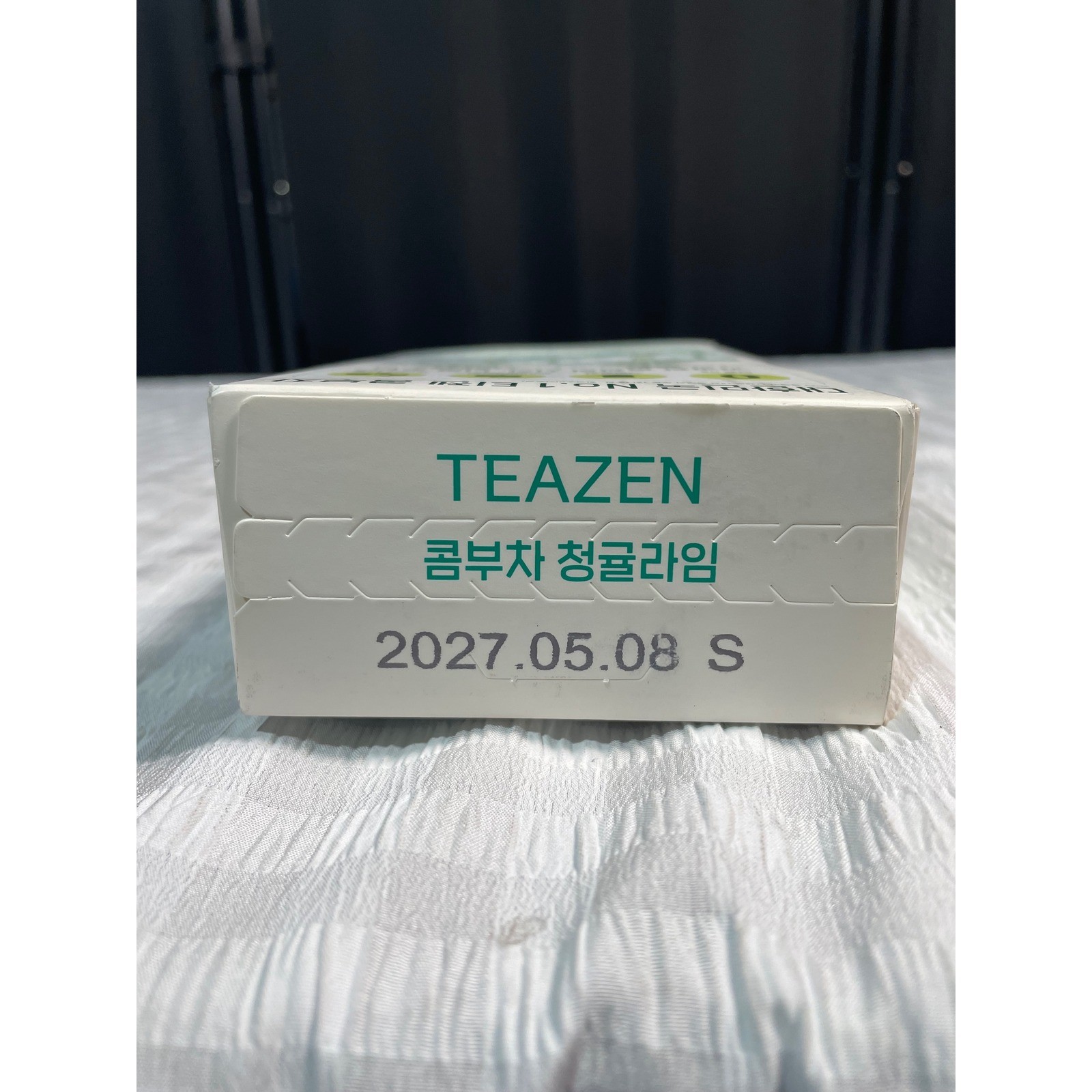 Teazen Kombucha Green Mandarin Lime 10 Sticks Low Calorie Prebiotics Drink Mix