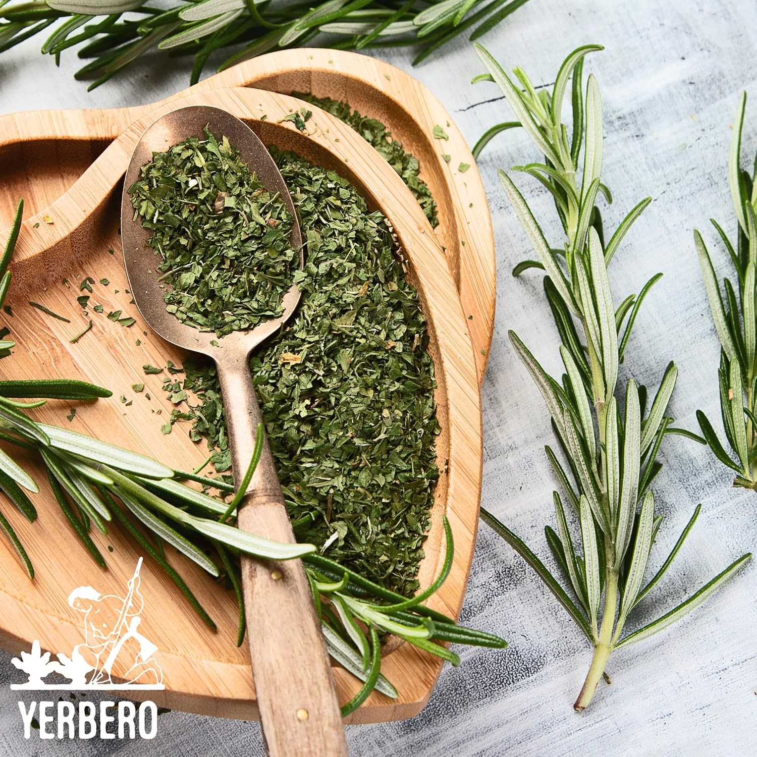 Yerbero – Premium Loose Whole Rosemary Dried Leaves Tea 2oz (58gr) | Hoja De