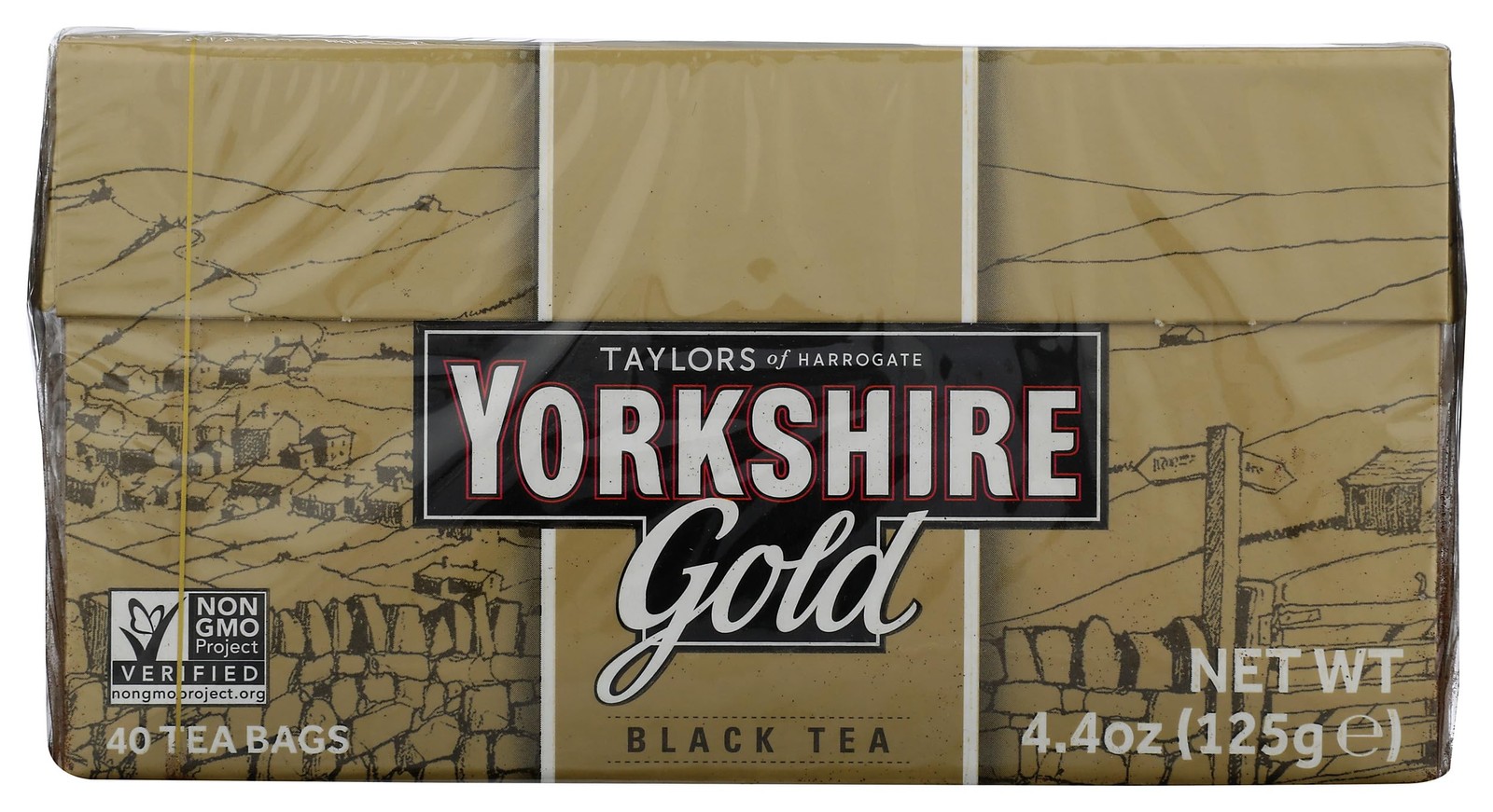 TAYLORS OF HARROGATE Yorkshire 40 Count (Pack of 1), 40 Teabags 1)