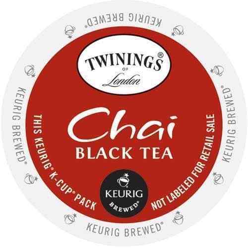 Twinings of London Chai Black Tea 18 to 144 Count Keurig Kcups Pick Any Quantity