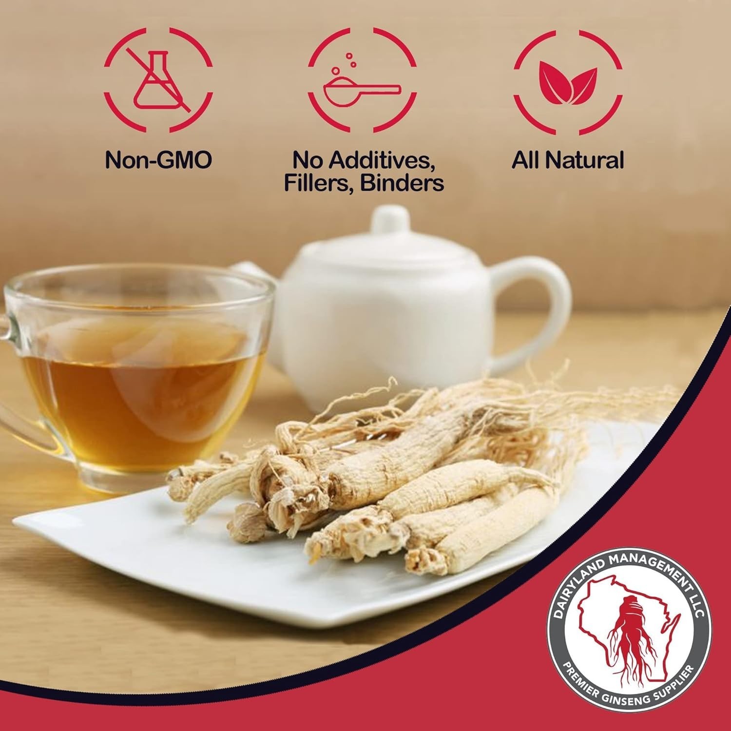 Authentic American Ginseng Tea Bags – 40 Count