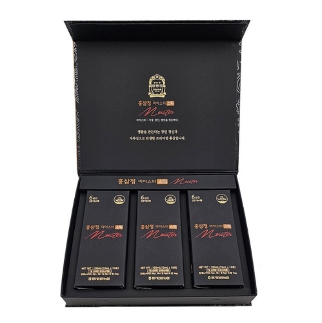[Pung-gi Ginseng Nonghyup] Korean 6 Years Red Ginseng Meister Stick 10ml x 30 P