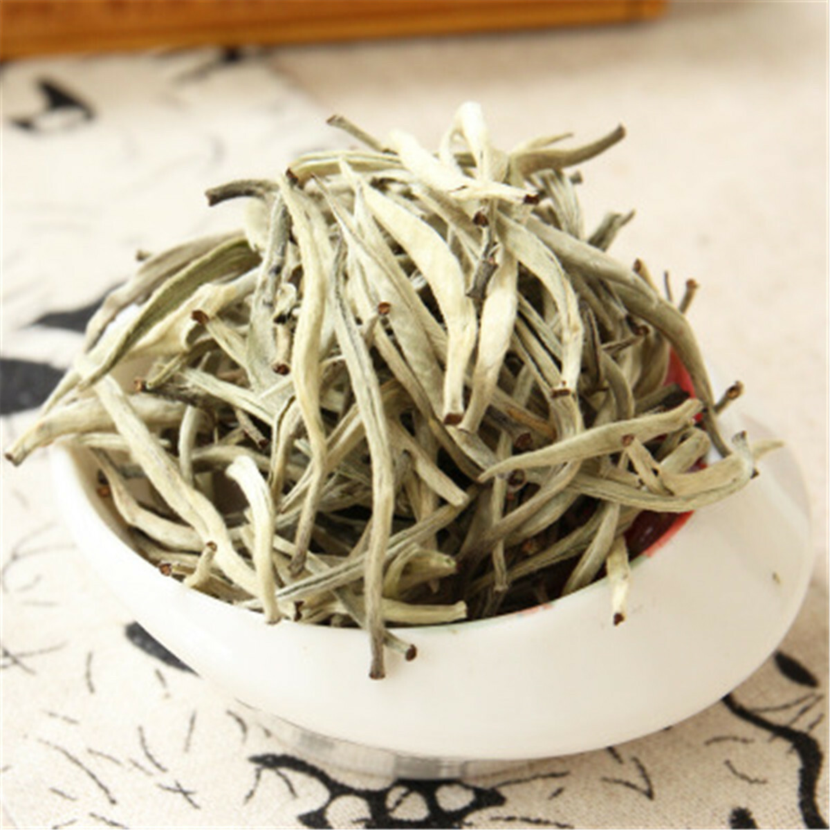 Silver Needle White Tea Bai Hao Yin Zhen Organic Loose Leaf Buds Premium