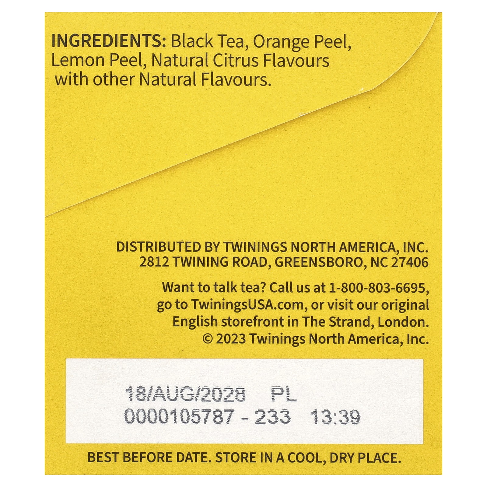 Flavored Black Tea, Lady Grey , 20 Tea Bags, 1.41 oz (40 g)