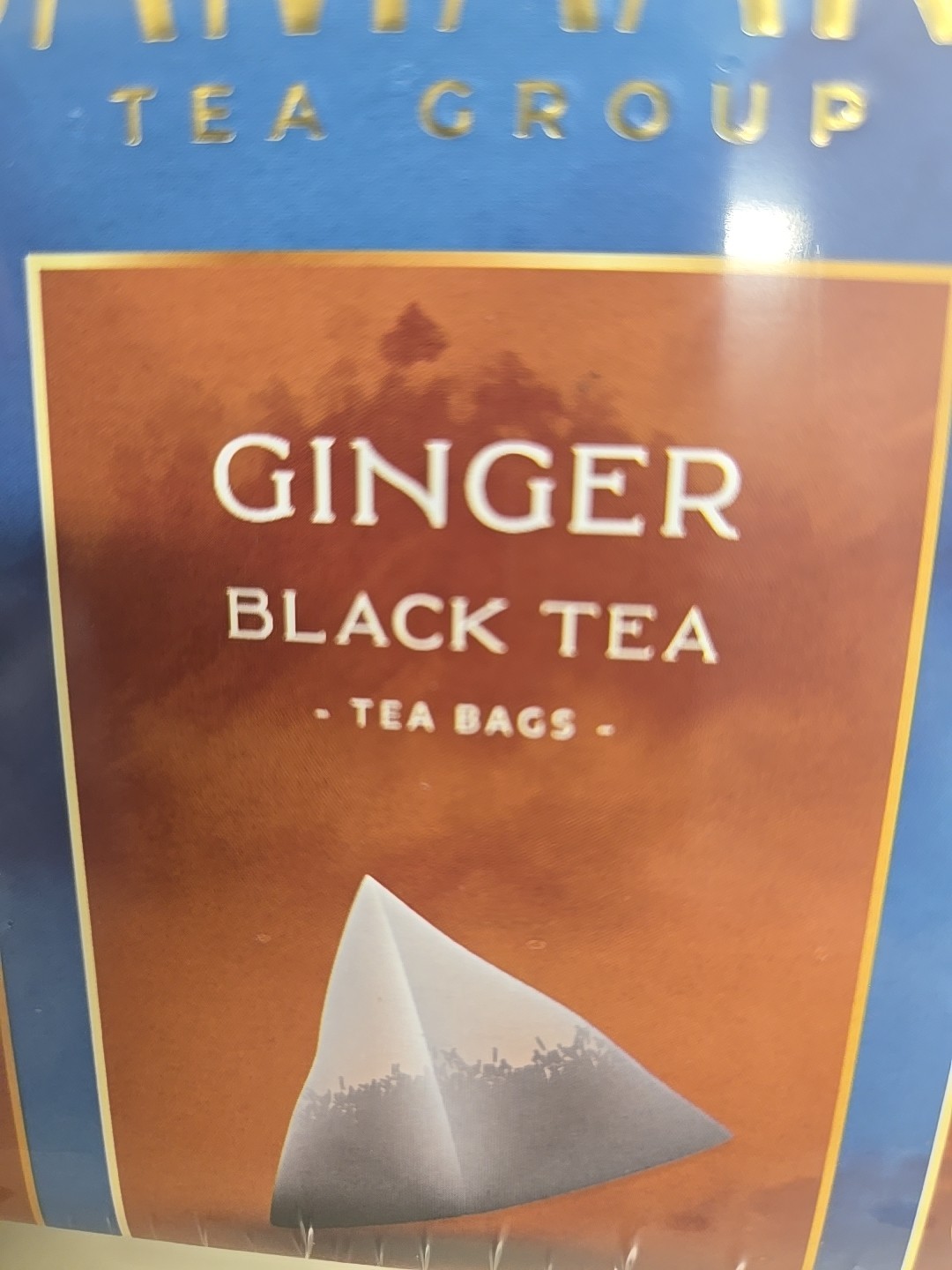 Ginger Tea Bags – 100 Count (Extra strong teabag) pyramid tea bag Natural flavor