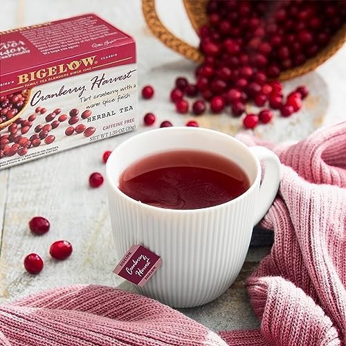 Bigelow Cranberry Harvest Tea – 18 Per Box – (1) Box Total