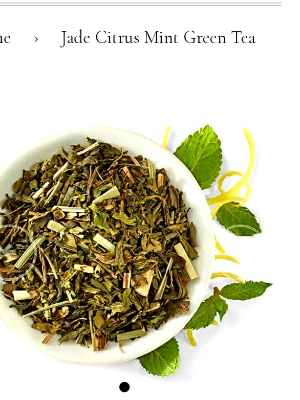 🍊 NEW TEAVANA 2OZ JADE CITRUS MINT SEALED GRAY BAG 🍊🍃 LOOSE LEAF TEA 💚☕