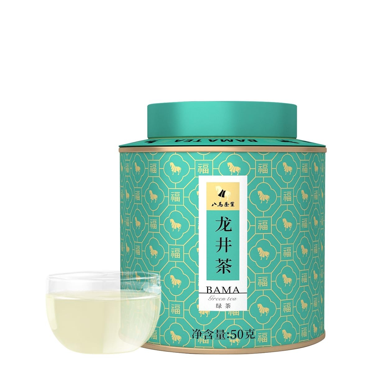 BAMATEA Longjing Green Tea Loose Leaf – Premium Chinese Dragonwell Tea 50g (1…