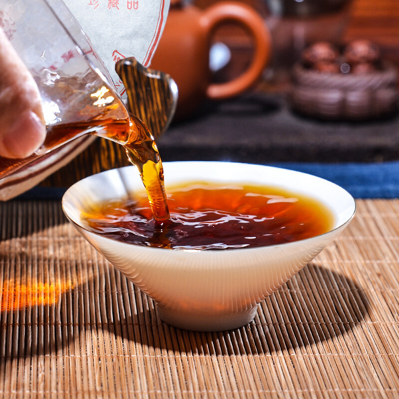 Pu-erh Tea Ripe Puerh Banzhang Yunnan Natural 357g Cake