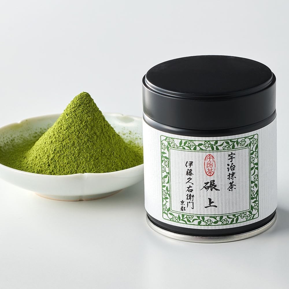 Japanese Matcha Powder Premium Ceremonial Itohkyuemon Uji Matcha Tenjō 20g 1 Can