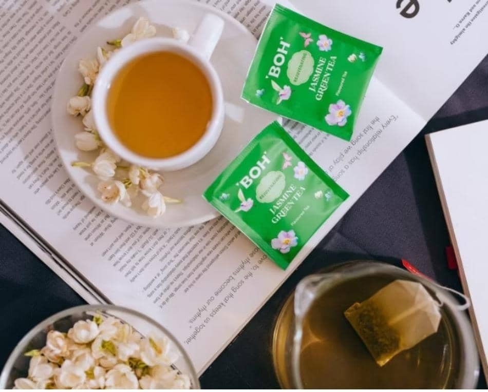 BOH Jasmine Green Tea 50g with FREE Gift – Sabah 3-in-1 Milk Tea Mix