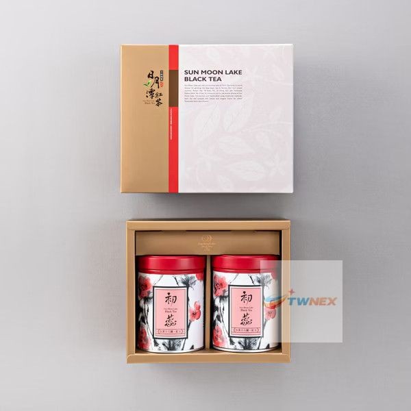 [DHL to US] NEW 魚池鄉農會 台茶18號 紅玉 Sun Moon Lake Taiwan Black Tea (Gift Box 2 Tins)
