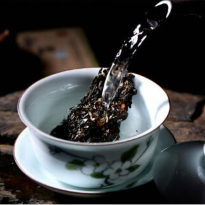 400g Puwen Puer Tea “Yunya” Peafowl’s Hometown Qizi Bing Puerh Tea Cake