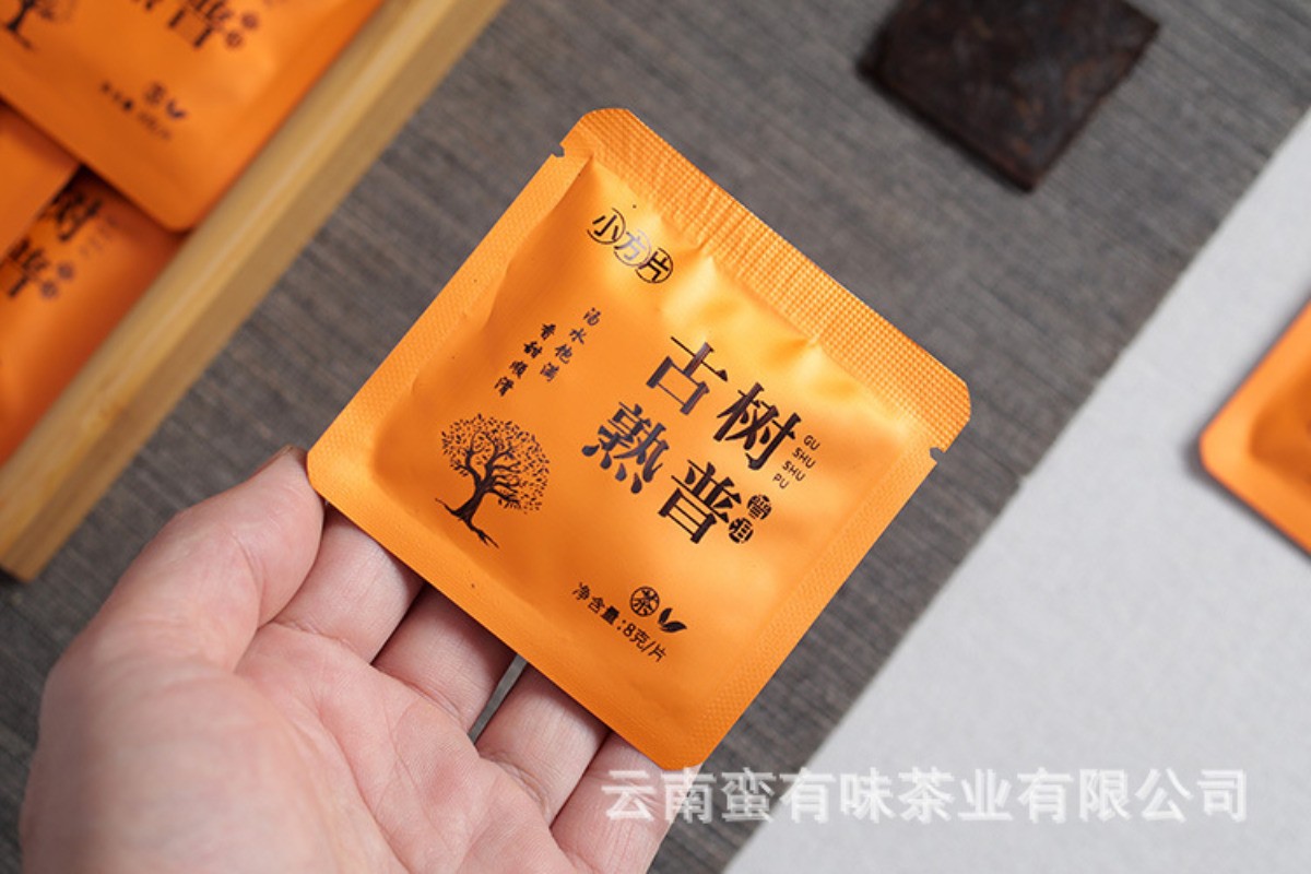 500g Yunnan 2024 Ancient Tree Ripe Pu’er Tea Tea Mellow Bulk Small Square Pieces