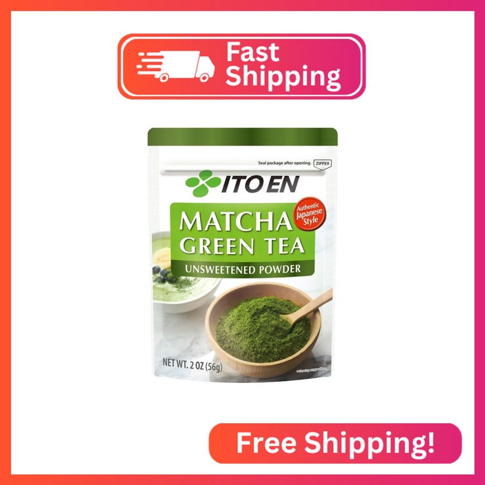 Ito En Matcha Green Tea Japanese Matcha Powder, Unsweetened, 2 Ounce