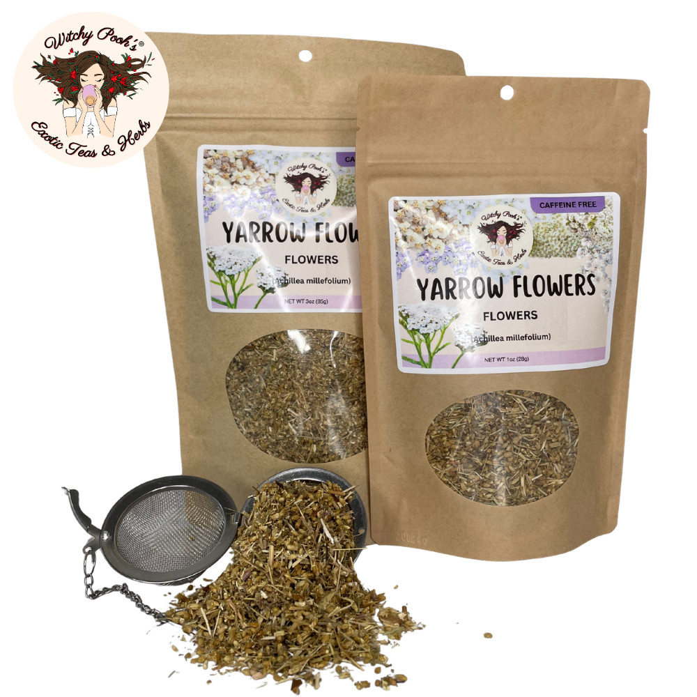 Yarrow Flowers, Flowers Dried, Flowers Whole, Dried Herbs, Food Grade Herbs