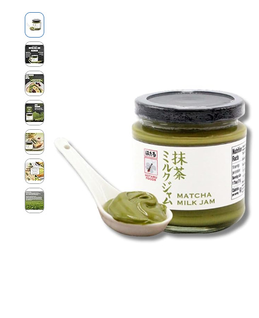 Matcha Milk Jam by Hotaru Foods| Premium Organic Matcha | Spread | 8.81 oz