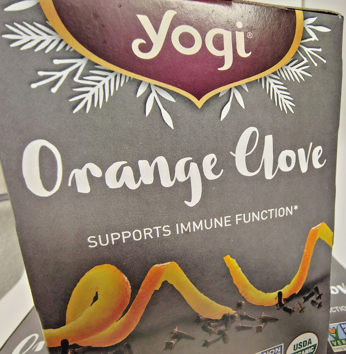 YOGI Orange Clove Tea, Caffeine Free, Organic/Vegan, BB 5/27, Lot of 3