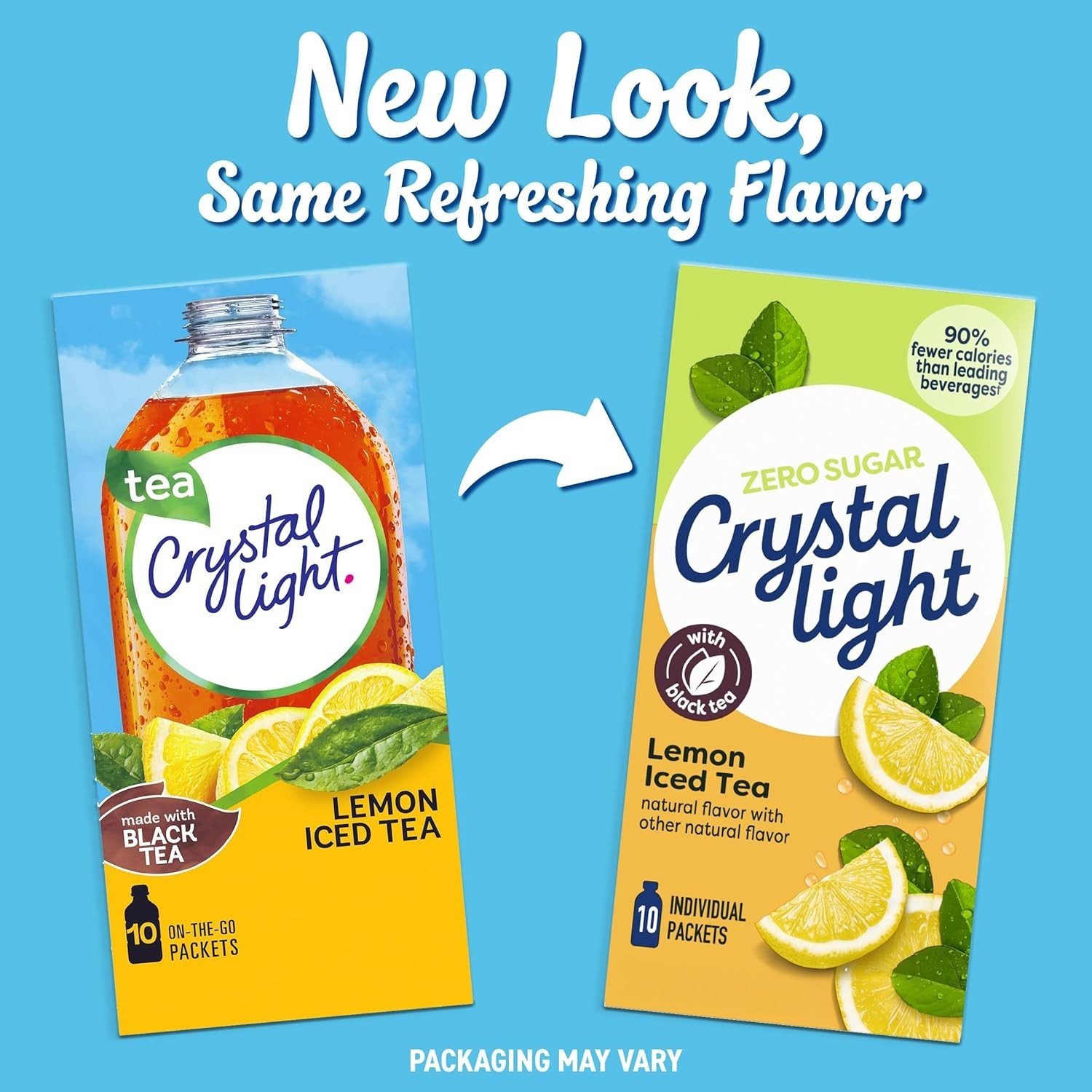 Crystal Light Sugar-Free Lemon Iced Tea On-The-Go Powdered Drink Mix 120 Count