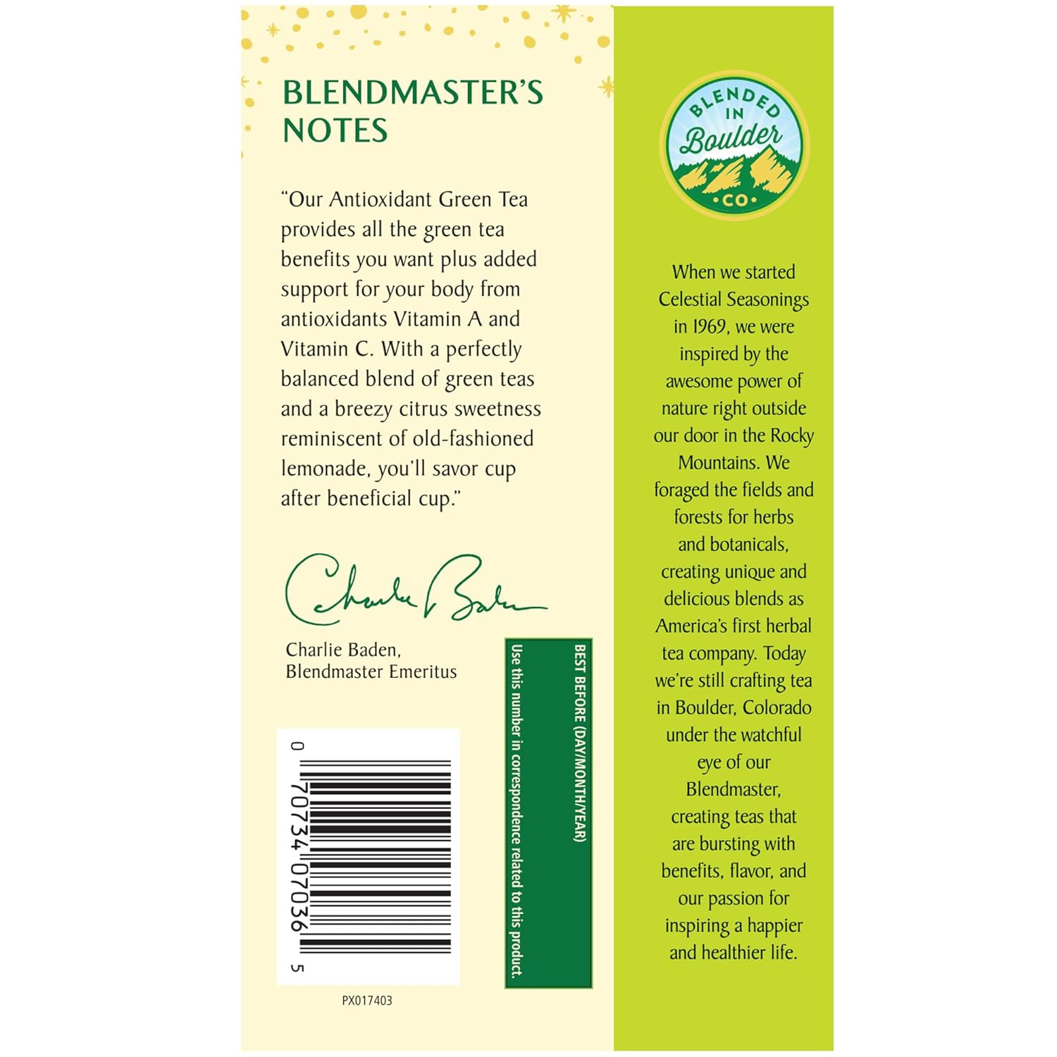 Immune Support Green Tea 20 Tea Bags