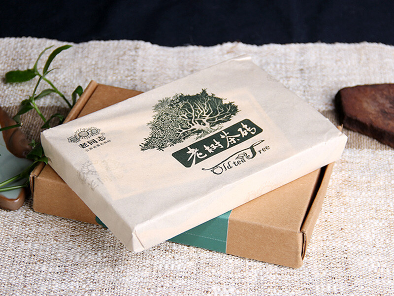 Haiwan Old Comrade Organic Old Tea Tree Pu-erh Brick 2012 500g Raw Pu’er Puer