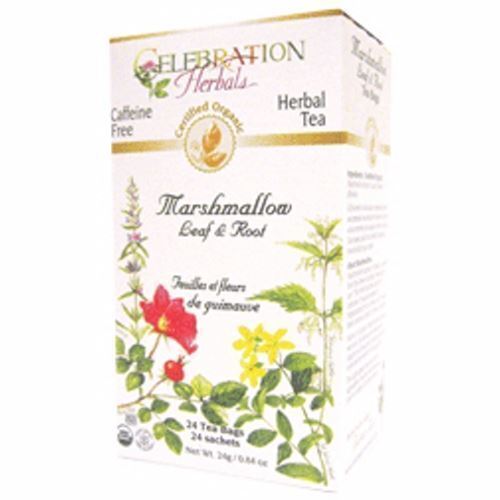 Organic Marshmallow Leaf & Root Tea 24 Bags By Celebration Herbals
