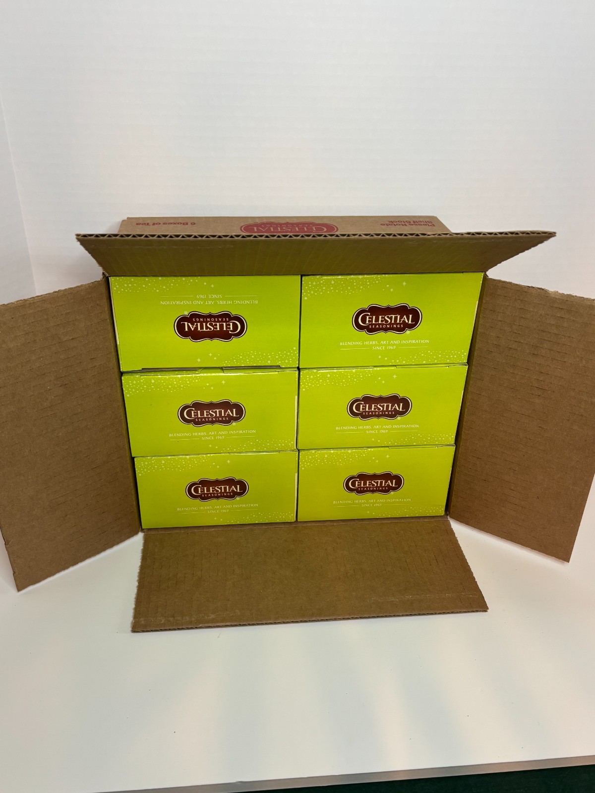 celestial decaf green tea – 6 boxes of 40 count tea bags