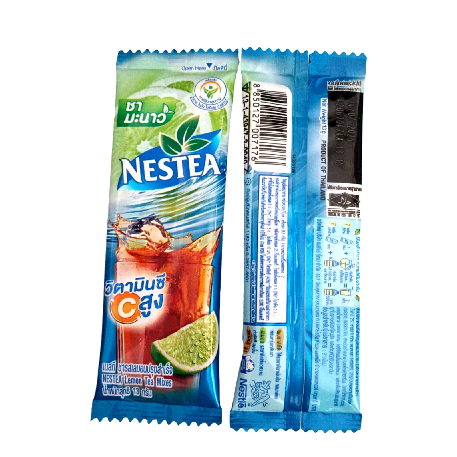 Nestea Instant Iced Tea Thai herbal Lemon Flavour fresh vitamin C set x2