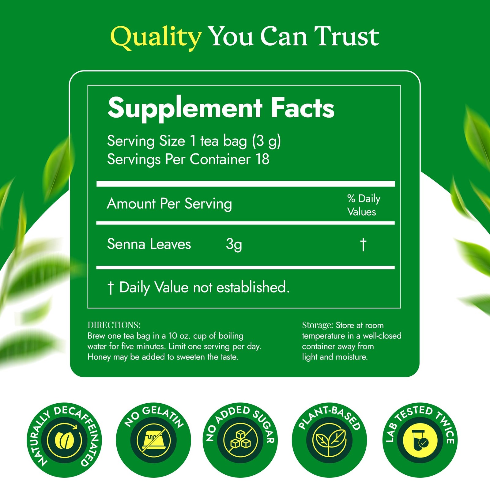 Tea Dieters Drink, Extra Strength, 18-Count Tea Bags